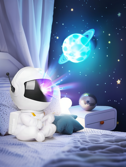 Astronaute projection galaxie - Lumos